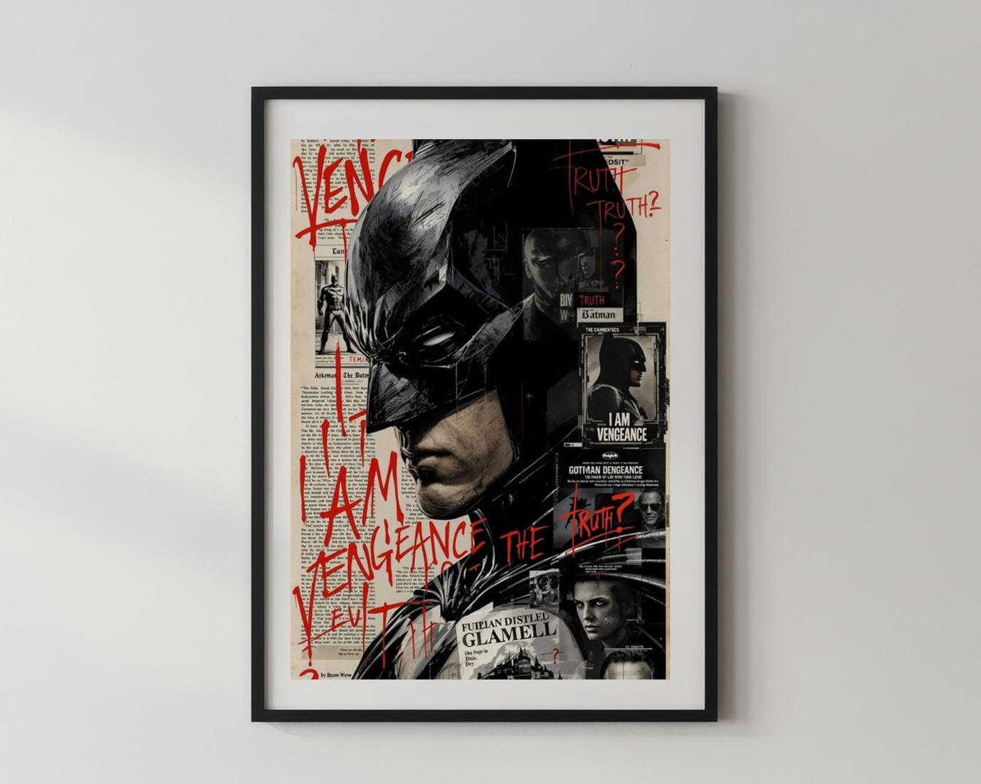 Movies x Batman newspaper
