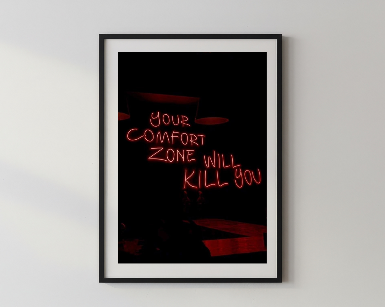 Hustler x Your comfort zone will kill you