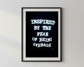 Hustler x Inspired by the fear of being average