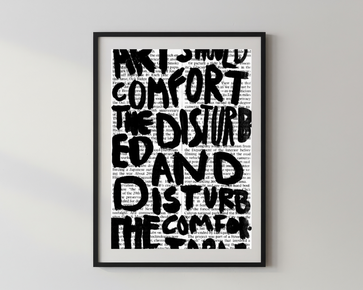Hustler x Art should comfort the disturbed