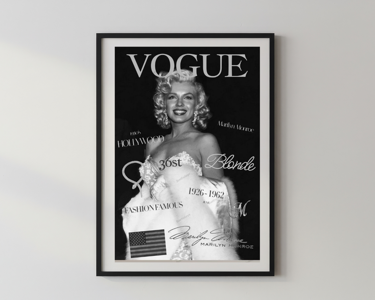Designer x  Marilyn Monroe VOGUE