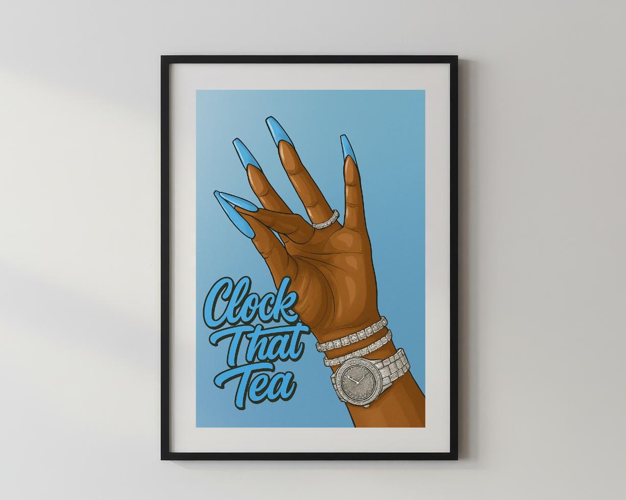 Girly things x Clock that tea