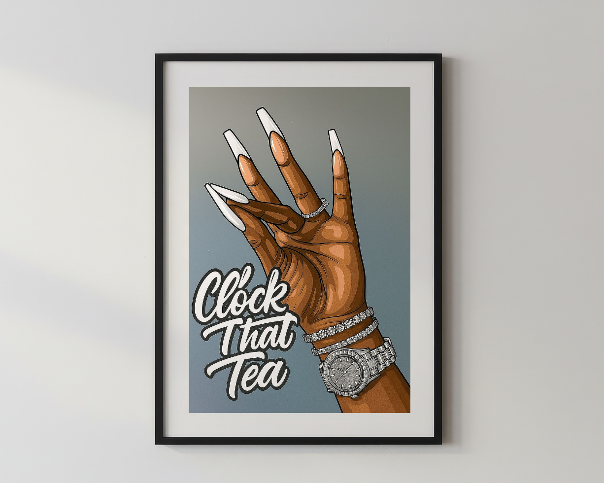 Girly things x Clock that tea