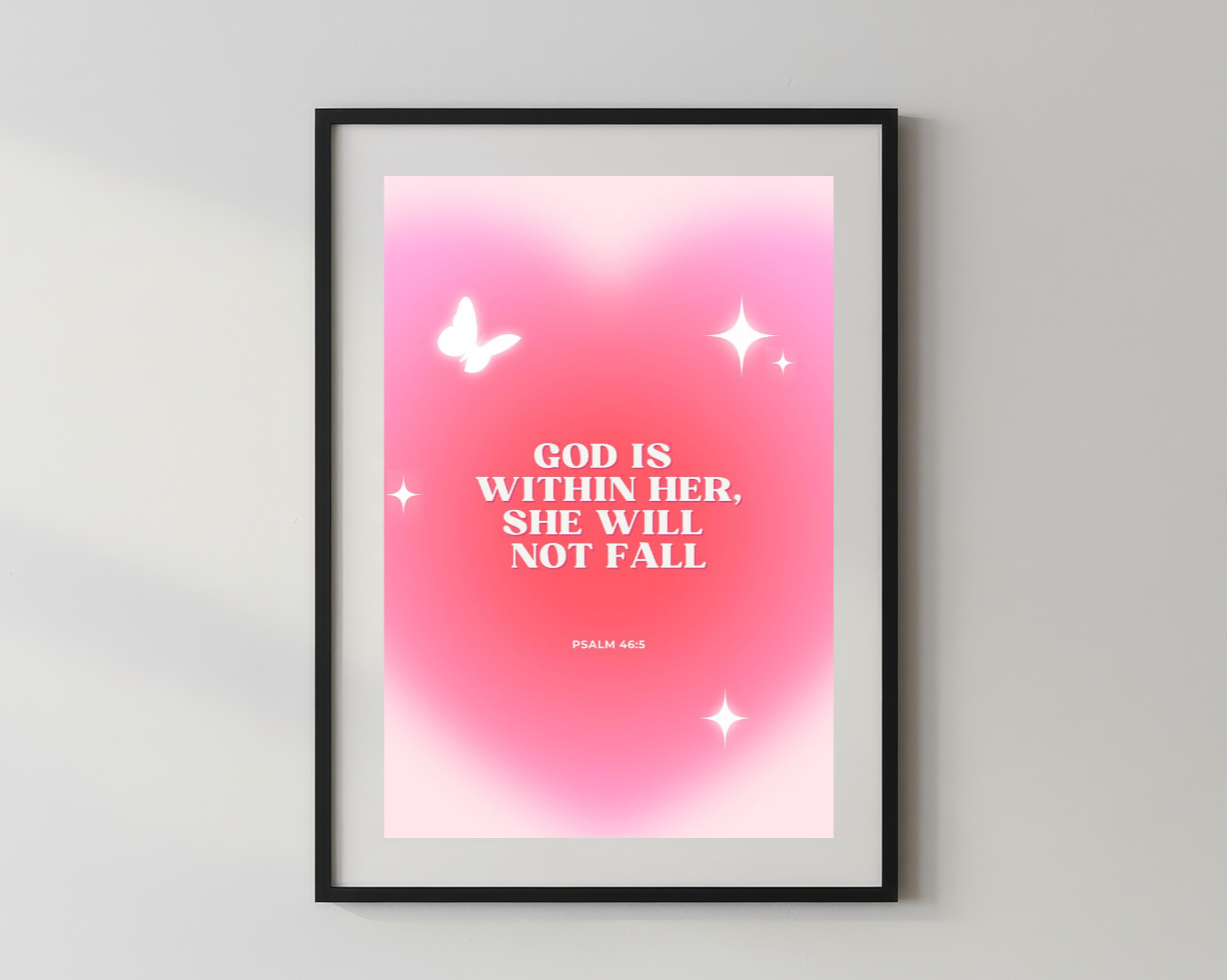 Girly things x Psalm 46:5