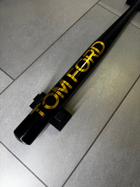 Baseballschläger No.89 · Pop Art (schwarz, gold)