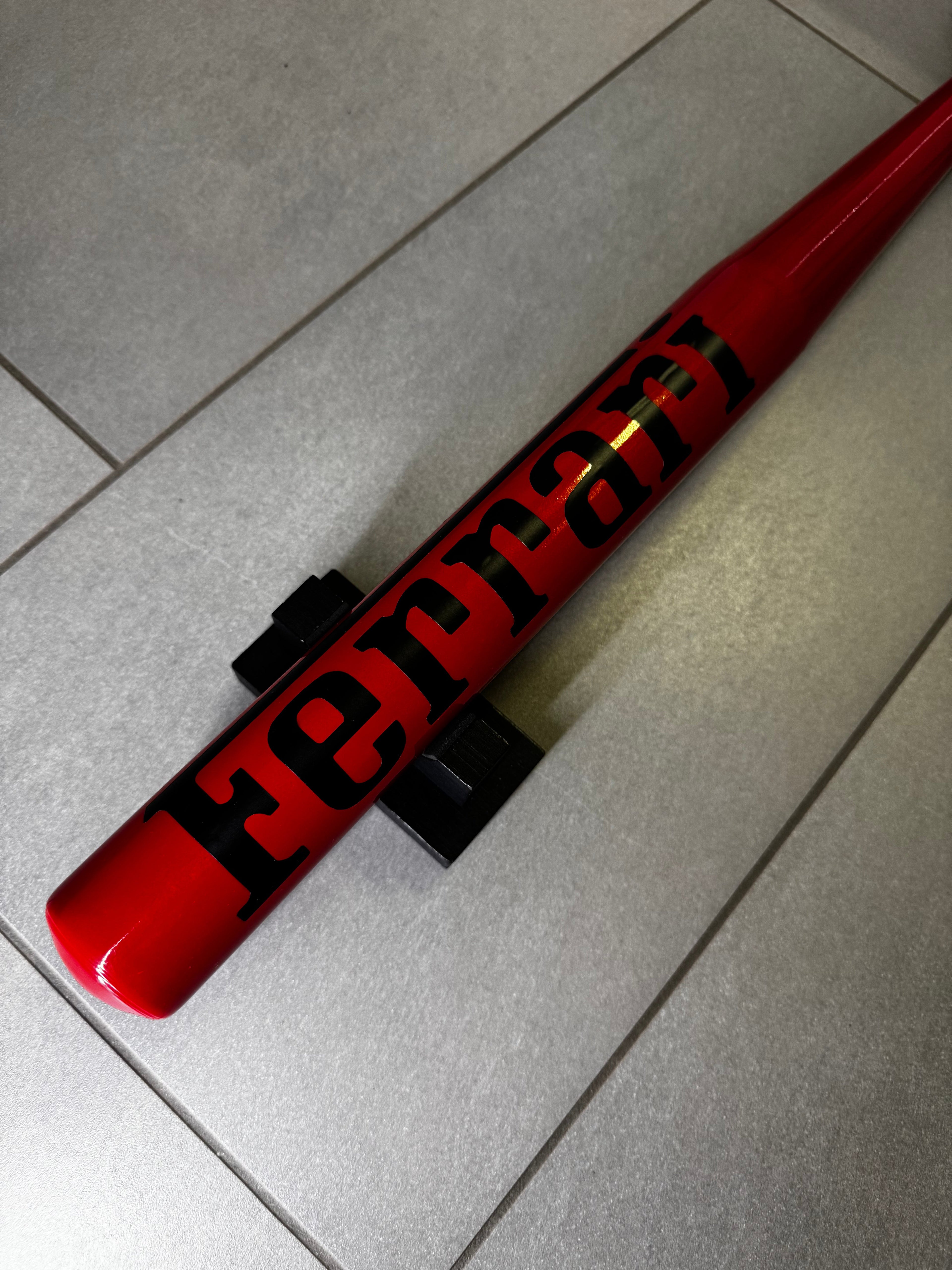 Baseballschläger No.296 · Pop Art (rot,schwarz)