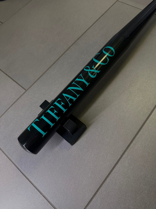 Baseballschläger No.100 · Pop Art (schwarz, türkis)