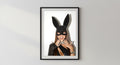 Wandbild - Bunny Girl Poster Wanddekoration Homeaccessoires Schlafzimmer Wohnzimmer Geschenkidee für Frauen/Mädchen Kunst Wall Wanddesign __etsy:7540152269