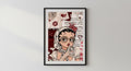 Wandbild - Cute Girl Foto Poster für Mädchen Frauen Schlafzimmer Wohnzimmer Geschenkidee Wohnaccessoires Dekoration Girl Kunst Wall Art __etsy:7492191730