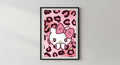 Wandbild - Hello Kitty Wandbilder Wanddekoration für Frauen Schlafzimmer Wohnzimmer Geschenkidee Mädchen Feminist Pop Art Poster Dekoration __etsy:7509702614