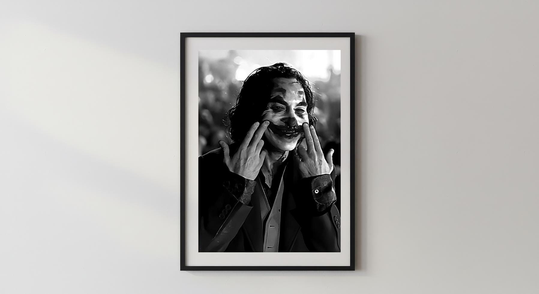 Wandbild - Joker Poster Wall Art Wohnacessoires für Schlafzimmer Wohnzimmer Geschenkidee Kunst Fantasiewand Dekoration __etsy:7540091845