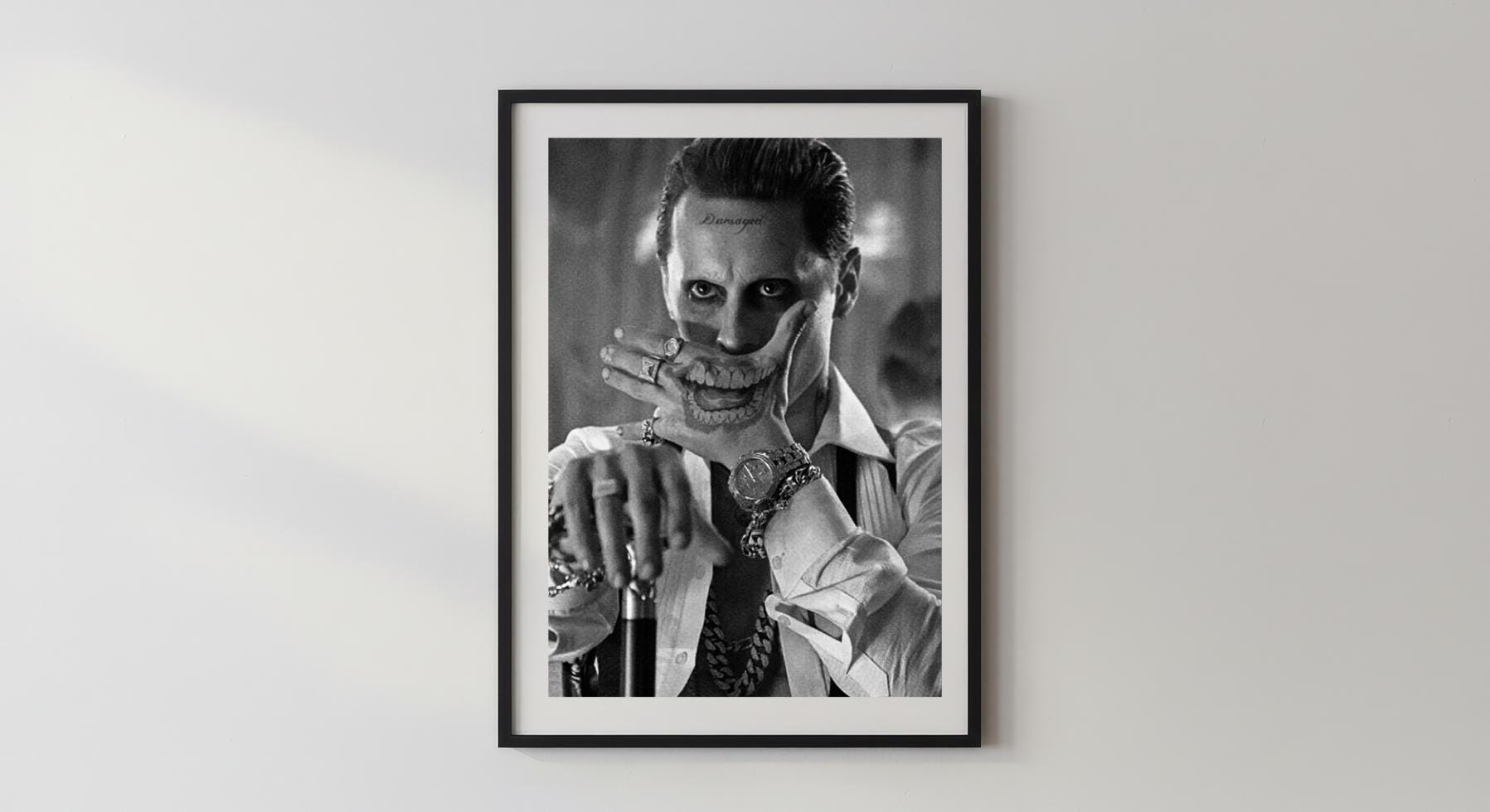 Wandbild - Joker Poster Wall Art Wohnacessoires für Schlafzimmer Wohnzimmer Geschenkidee Kunst Fantasiewand Dekoration __etsy:7540102225