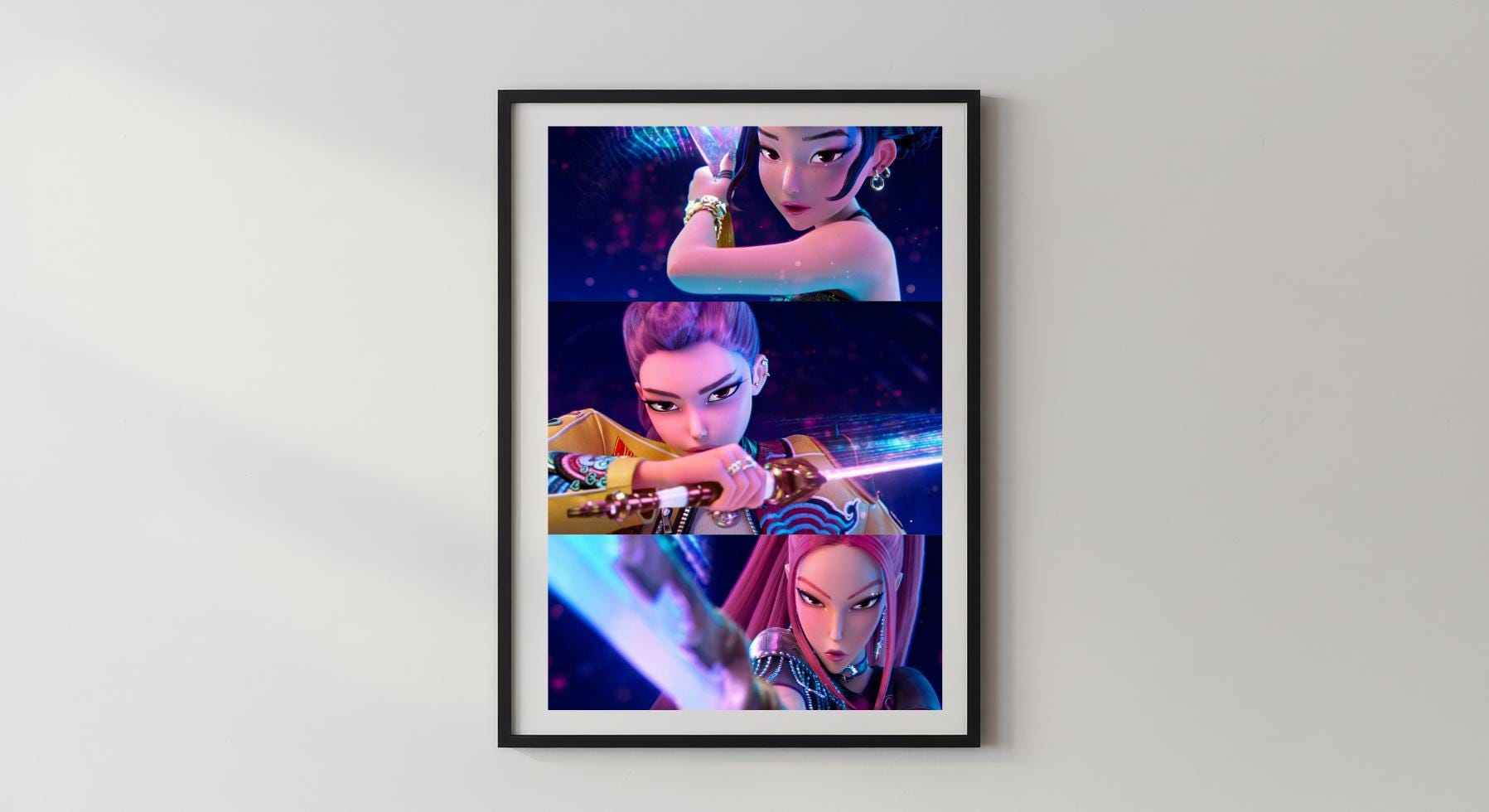 Wandbild - Kpop Demon Hunters Pop Art Poster Wanddekoration Wohnzimmer Schlafzimmer Kinderzimmer Mädchen Frauen Wall Art Kunst Dekoration __etsy:7575259123