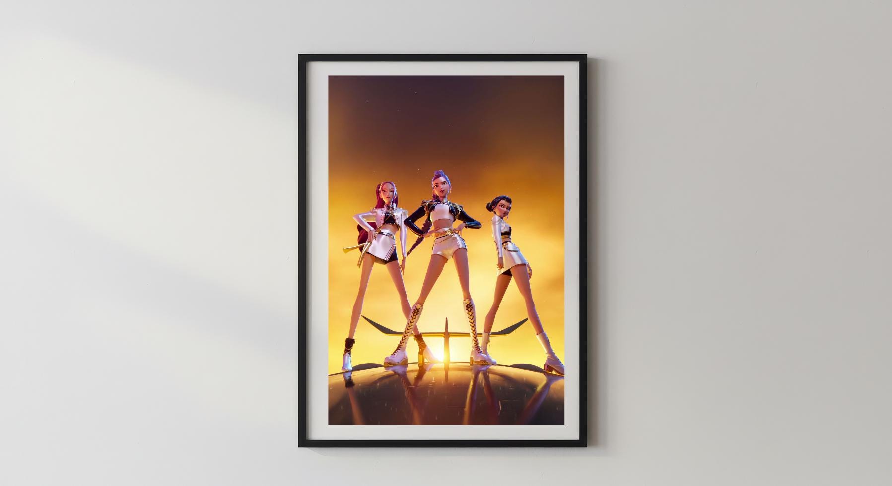 Wandbild - Kpop Demon Hunters Pop Art Poster Wanddekoration Wohnzimmer Schlafzimmer Kinderzimmer Mädchen Frauen Wall Art Kunst Dekoration __etsy:7575256567