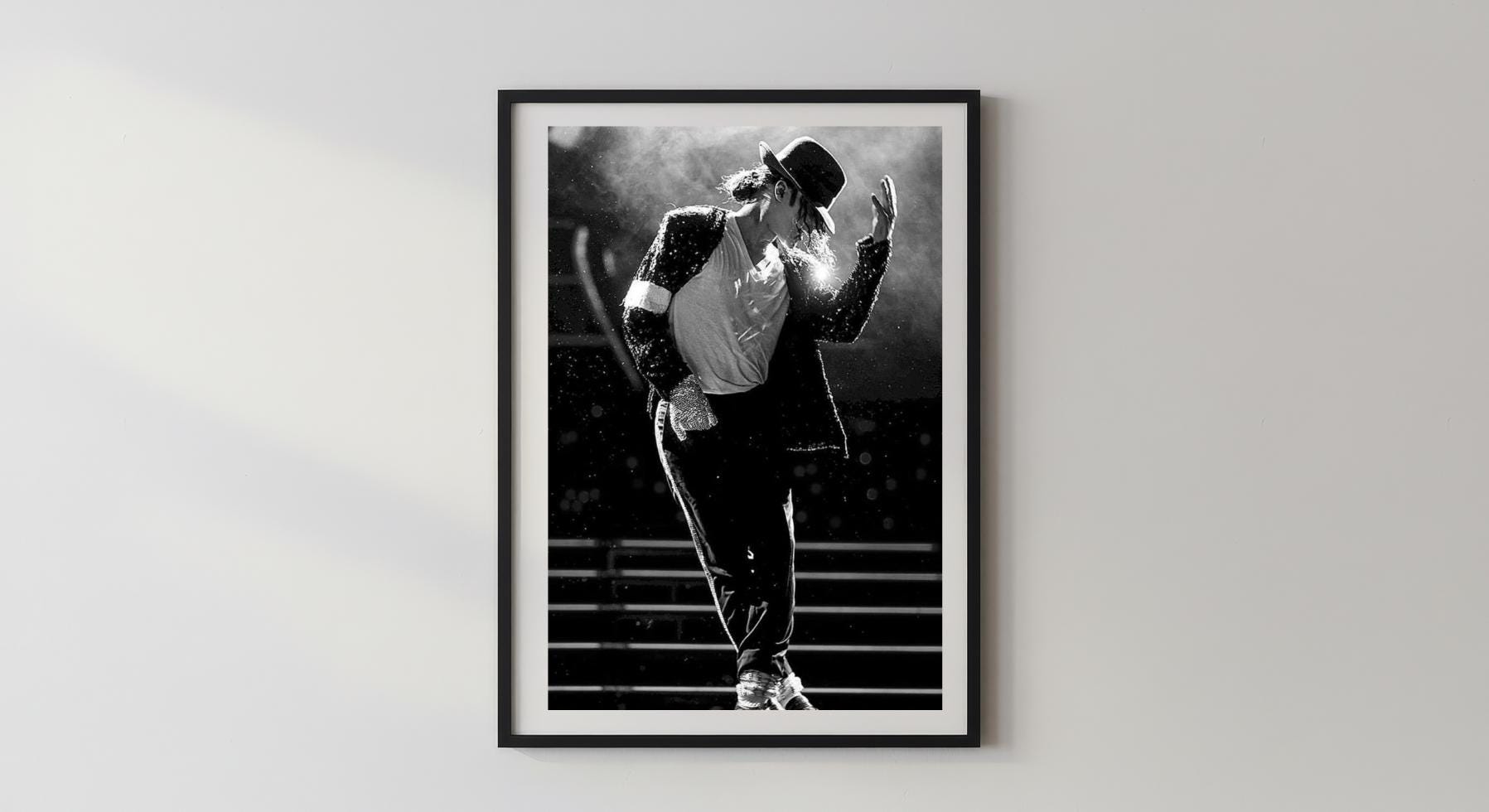 Wandbild - Michael Jackson Wohnzimmeracessoires Wanddekoration für Schlafzimmer Wohnzimmer Sänger King Of Pop Dekoration Artist Performance __etsy:7575701853
