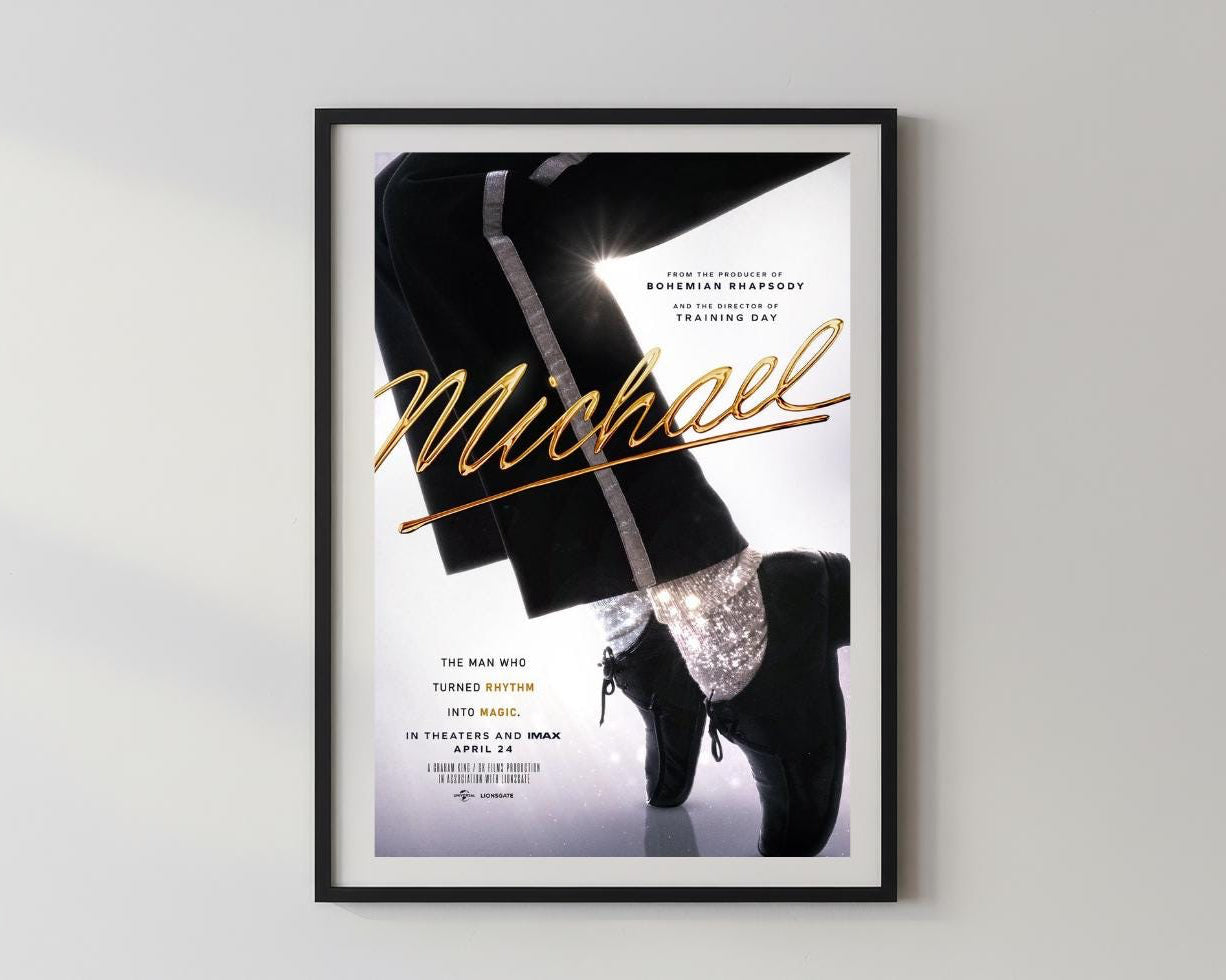 Wandbild - Michael Jackson Wohnzimmeracessoires Wanddekoration für Schlafzimmer Wohnzimmer Sänger King Of Pop Dekoration Artist Performance __etsy:7591225019
