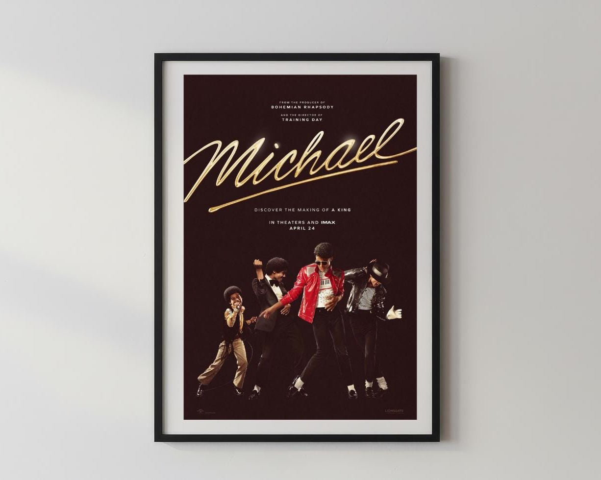 Wandbild - Michael Jackson Wohnzimmeracessoires Wanddekoration für Schlafzimmer Wohnzimmer Sänger King Of Pop Dekoration Artist Performance __etsy:7591225595