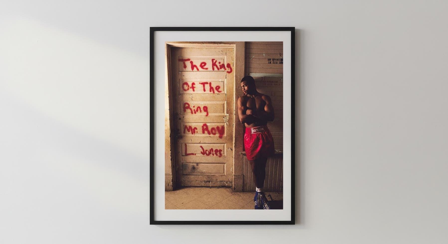 Wandbild - The King of the ring.Homeaccessoires Wanddekoration Motivation Wall Art Wanddesign Boxen Boxer Motivation Männergeschenk __etsy:7540084811