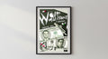 Wandbild - The Wolf of Wall Street Wanddekoration Alpacino für Schlafzimmer Wohnzimmer Pop Art Newspaper Poster Accessoire Movie Geschenkide __etsy:8161684715