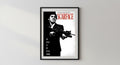 Wandbild - Tony Montana Scarface Wanddekoration Alpacino für Schlafzimmer Wohnzimmer Pop Art Newspaper Poster Accessoire Movie Geschenkidee __etsy:7492131554