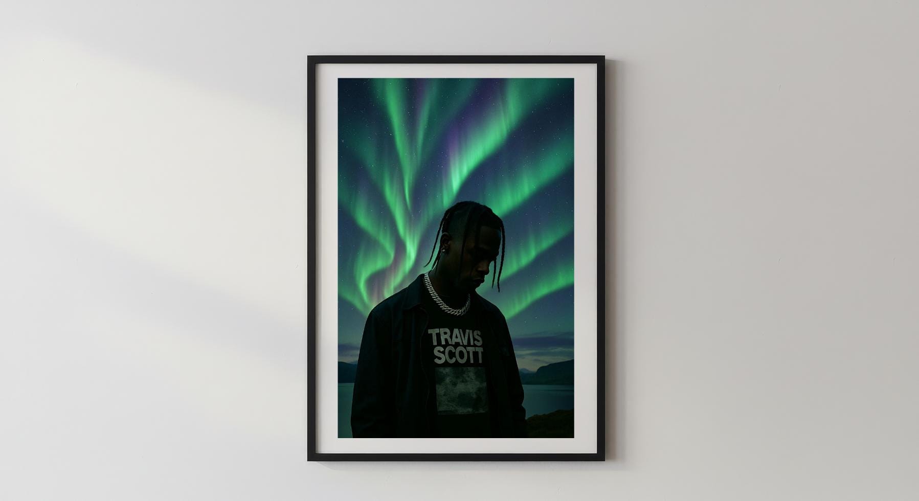 Wandbild - Travis Scott Wohnzimmer Schlafzimmer Pop Art Rapper Wandfoto Wohnaccessoires Wohnungseinrichtung Deko __etsy:8133530687
