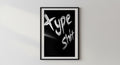 Wandbild - Type Shit Wanddekoration Wandbilder für Schlafzimmer Wohnzimmer Poster Hustle Money Power Accessoire Deko __etsy:8134412881