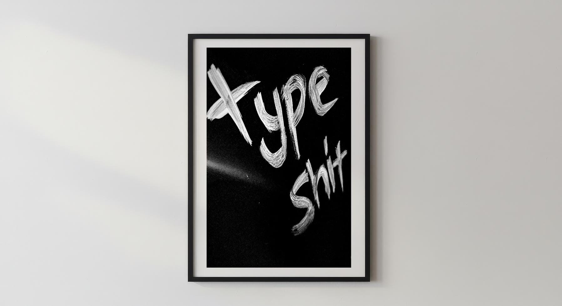 Wandbild - Type Shit Wanddekoration Wandbilder für Schlafzimmer Wohnzimmer Poster Hustle Money Power Accessoire Deko __etsy:8134412881