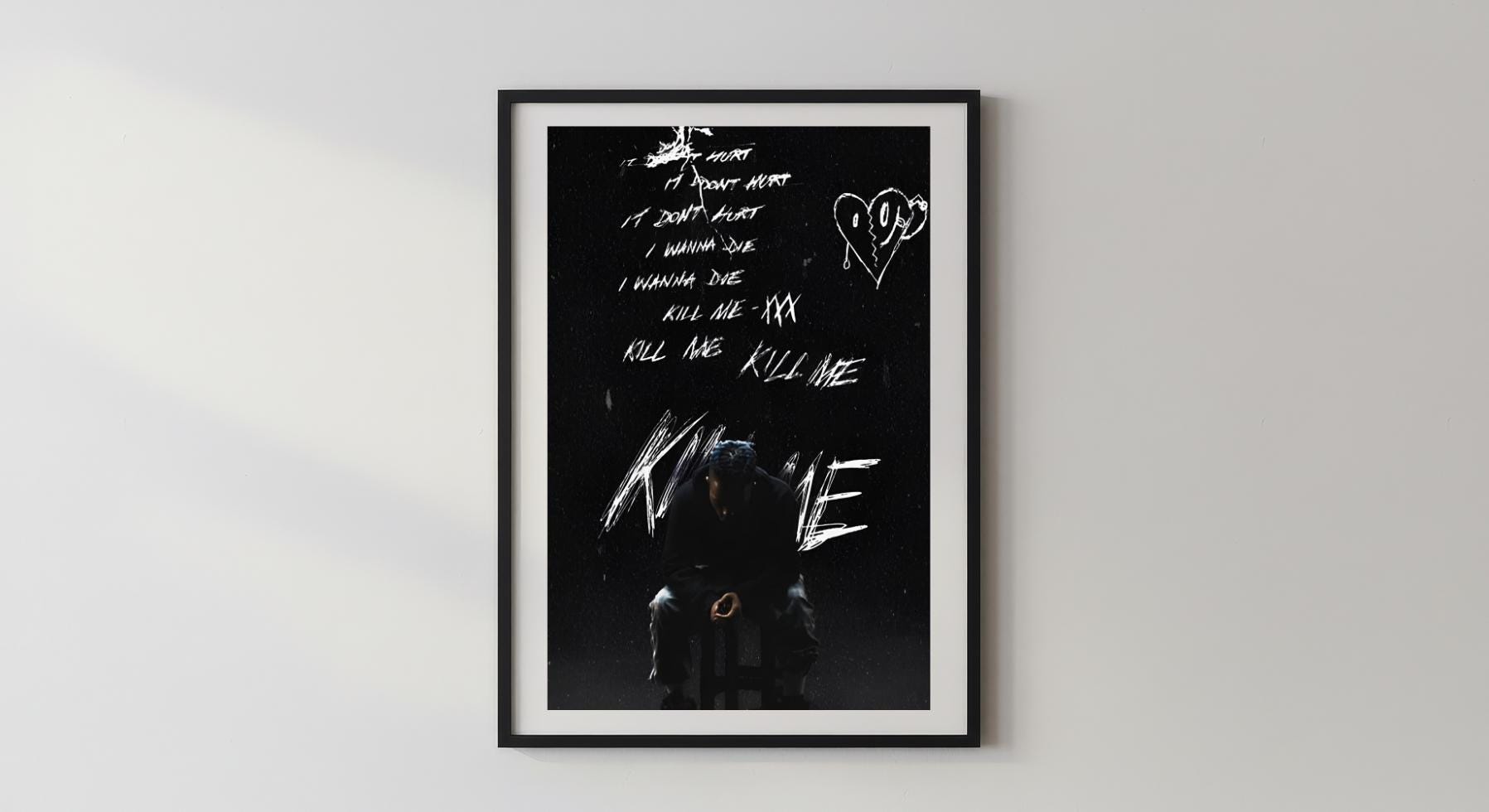 Wandbild - xxxtentation Wohnzimmer Schlafzimmer Pop Art Rapper Wandfoto Wohnaccessoires Wohnungseinrichtung Deko __etsy:8133448273