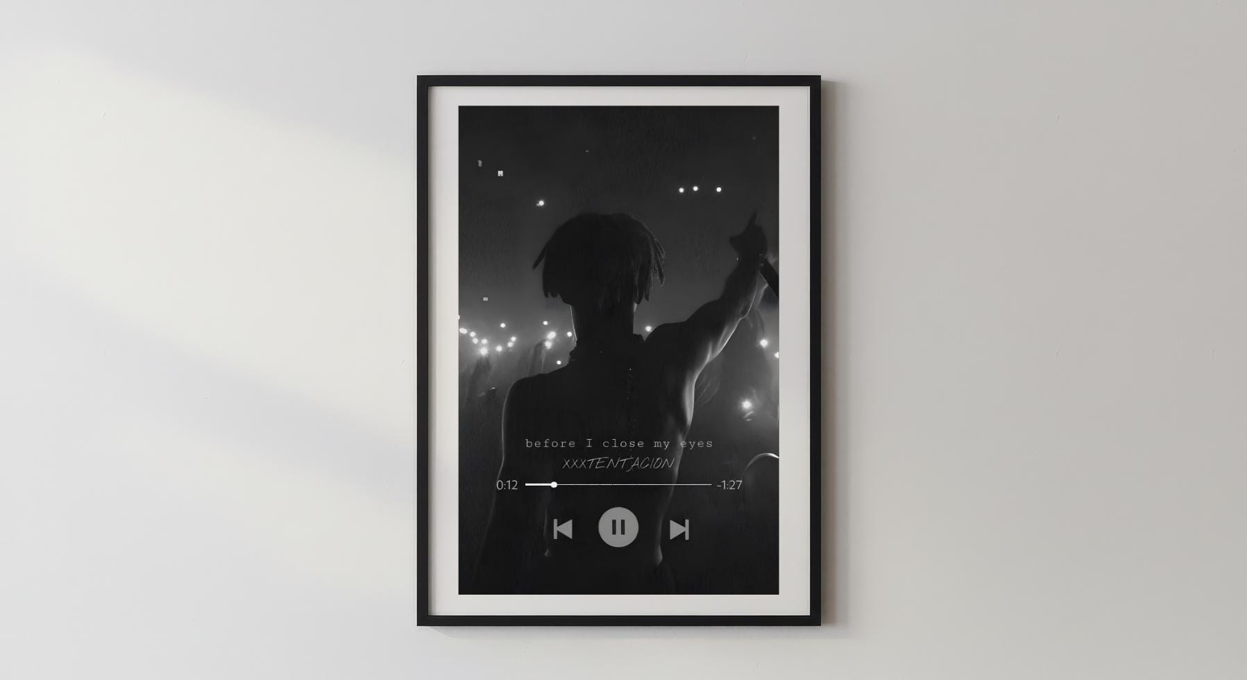 Wandbild - xxxtentation Wohnzimmer Schlafzimmer Pop Art Rapper Wandfoto Wohnaccessoires Wohnungseinrichtung Deko __etsy:8085541130