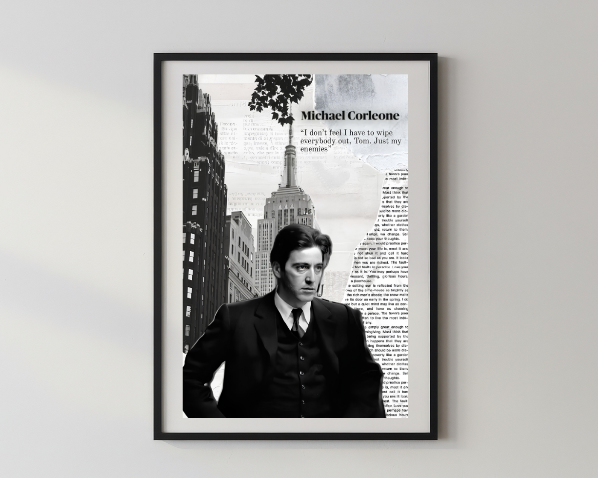 Movies x Godfather newspaper
